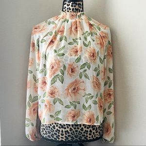 Forever 21 Contemporary Floral Blouse